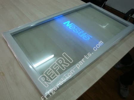 freezer glass door with LED light